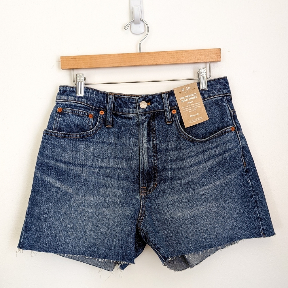 Madewell The Perfect Jean Short Curvy